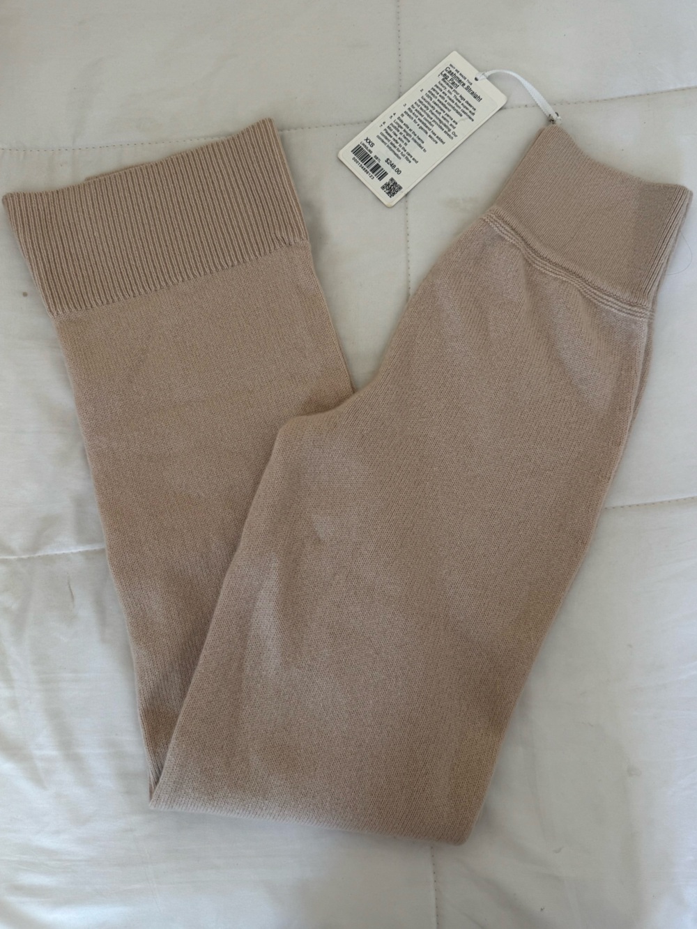 lululemon athletica Kids Rib Waist Taupe Leggings